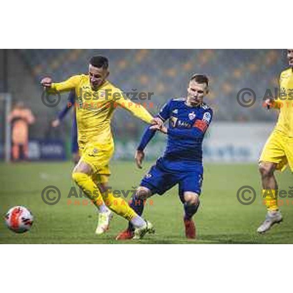 Martin Milec in action during Slovenian Cup 2021/22 football match between Maribor and Domzale in Ljudski vrt, Maribor, Slovenia on October 28, 2021
