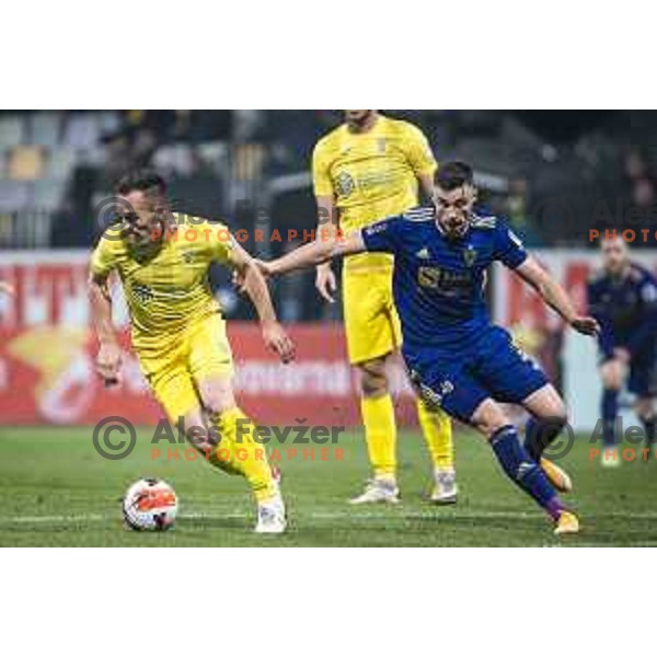 in action during Slovenian Cup 2021/22 football match between Maribor and Domzale in Ljudski vrt, Maribor, Slovenia on October 28, 2021