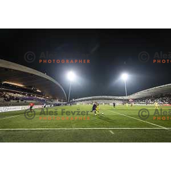 in action during Slovenian Cup 2021/22 football match between Maribor and Domzale in Ljudski vrt, Maribor, Slovenia on October 28, 2021