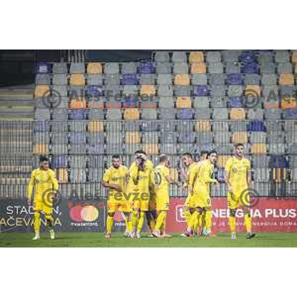 in action during Slovenian Cup 2021/22 football match between Maribor and Domzale in Ljudski vrt, Maribor, Slovenia on October 28, 2021