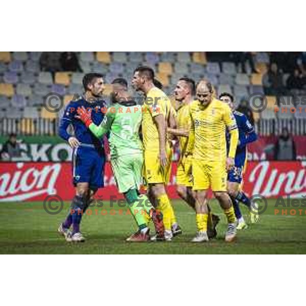 Ilija Martinovic vs Ajdin Mulalic during Slovenian Cup 2021/22 football match between Maribor and Domzale in Ljudski vrt, Maribor, Slovenia on October 28, 2021