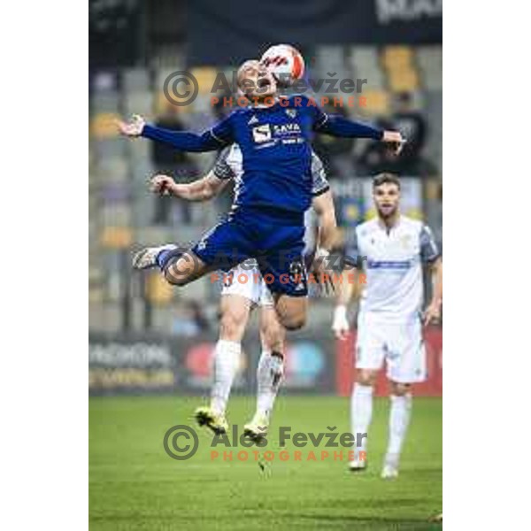 Ognjen Mudrinski in action during Prva liga Telemach football match between Maribor and Koper in Ljudski vrt, Maribor, Slovenia on November 1, 2021. Photo: Jure Banfi/www.alesfevzer.com