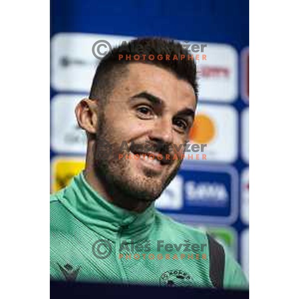 Ivica Guberac at the press conference after Prva liga Telemach football match between Maribor and Koper in Ljudski vrt, Maribor, Slovenia on November 1, 2021. Photo: Jure Banfi/www.alesfevzer.com