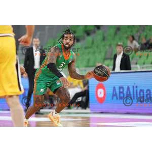 Of Cedevita Olimpija in action during ABA league regular season basketball match between Cedevita Olimpija and Split in Stozice, Arena, Ljubljana, Slovenia on November 6, 2021