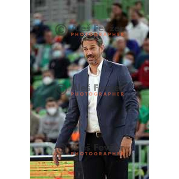 Of Cedevita Olimpija in action during ABA league regular season basketball match between Cedevita Olimpija and Split in Stozice, Arena, Ljubljana, Slovenia on November 6, 2021