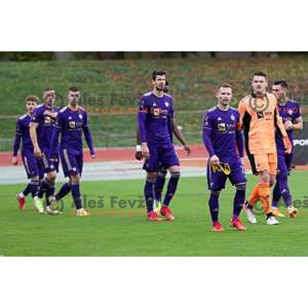 in action during Prva Liga Telemach football match between Bravo and Maribor in Ljubljana, Slovenia on November 6, 2021