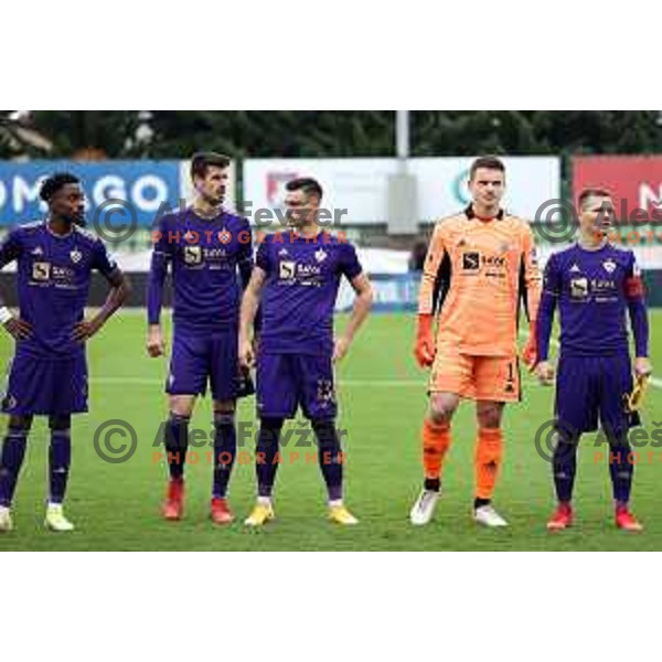 in action during Prva Liga Telemach football match between Bravo and Maribor in Ljubljana, Slovenia on November 6, 2021