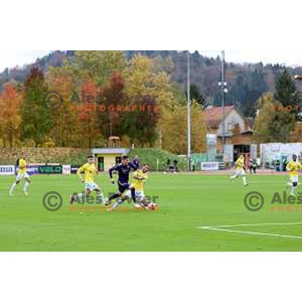 in action during Prva Liga Telemach football match between Bravo and Maribor in Ljubljana, Slovenia on November 6, 2021