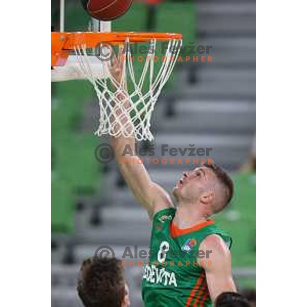 Of Cedevita Olimpija in action during ABA league regular season basketball match between Cedevita Olimpija and Split in Stozice, Arena, Ljubljana, Slovenia on November 6, 2021