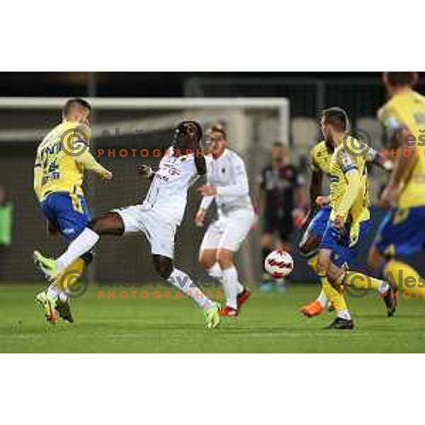 In action during Prva Liga Telemach football match between Koper and Tabor CB 24 Sezana in Koper, Slovenia on November 6, 2021