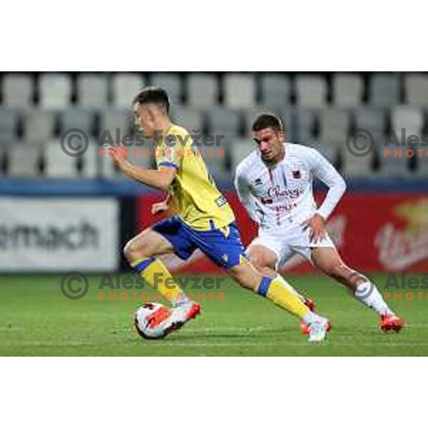 In action during Prva Liga Telemach football match between Koper and Tabor CB 24 Sezana in Koper, Slovenia on November 6, 2021