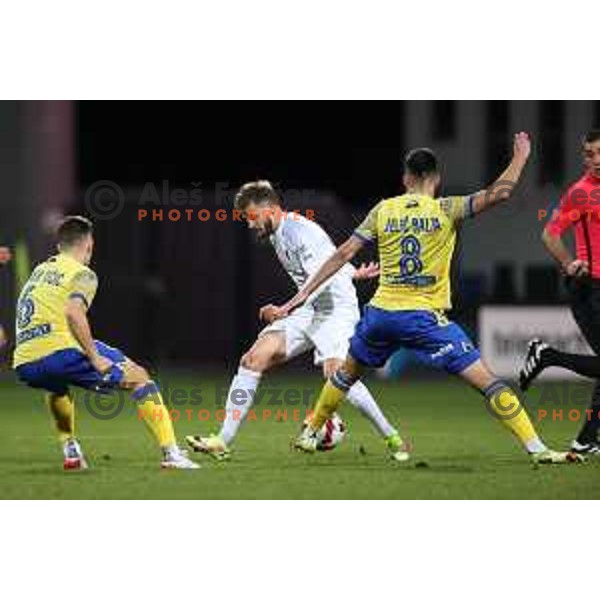 Dominik Mihaljevic in action during Prva Liga Telemach football match between Koper and Tabor CB 24 Sezana in Koper, Slovenia on November 6, 2021