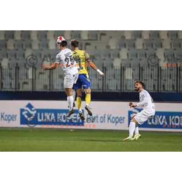 In action during Prva Liga Telemach football match between Koper and Tabor CB 24 Sezana in Koper, Slovenia on November 6, 2021