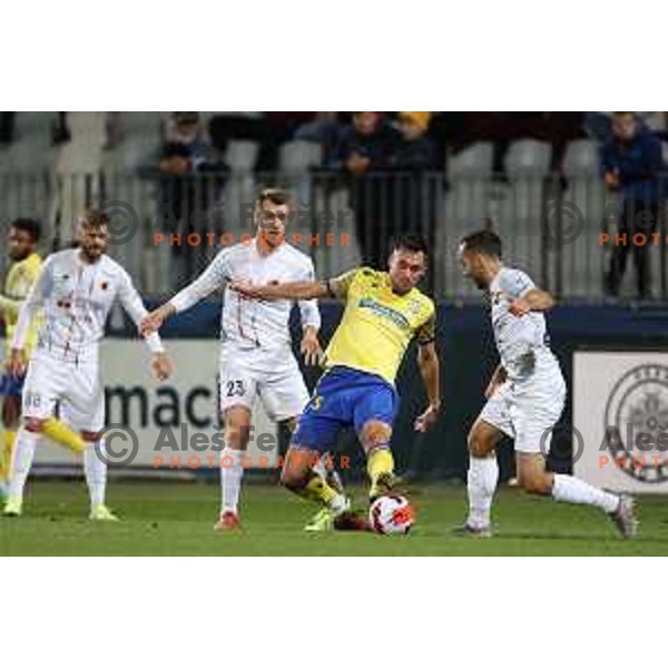 Ivan Borna Jelic Balta in action during Prva Liga Telemach football match between Koper and Tabor CB 24 Sezana in Koper, Slovenia on November 6, 2021
