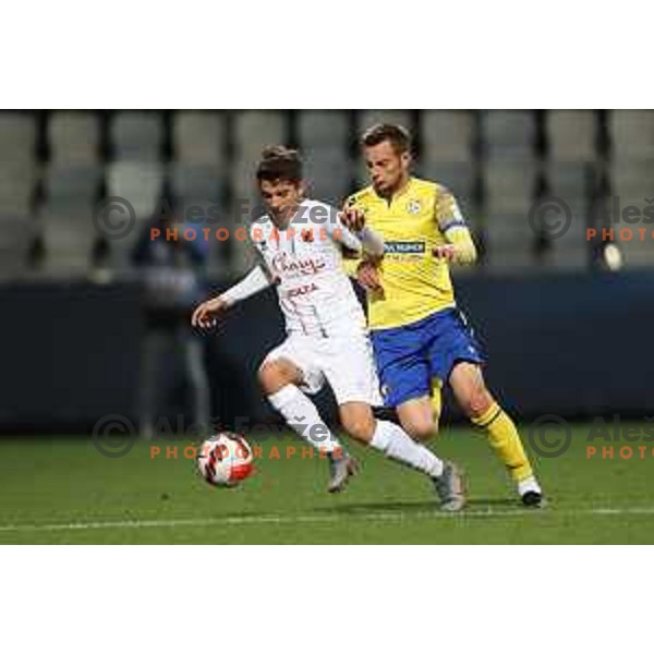 In action during Prva Liga Telemach football match between Koper and Tabor CB 24 Sezana in Koper, Slovenia on November 6, 2021