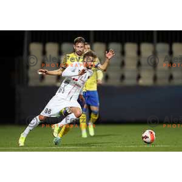 Dominik Mihaljevic in action during Prva Liga Telemach football match between Koper and Tabor CB 24 Sezana in Koper, Slovenia on November 6, 2021
