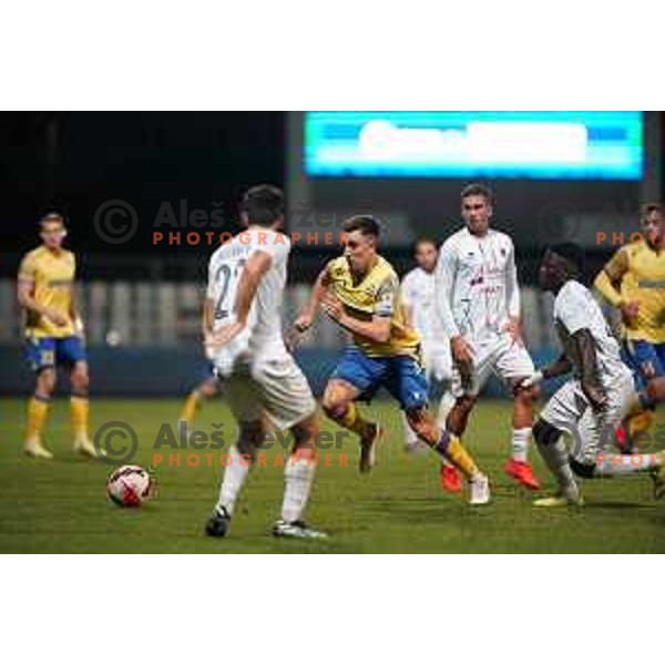 In action during Prva Liga Telemach football match between Koper and Tabor CB 24 Sezana in Koper, Slovenia on November 6, 2021