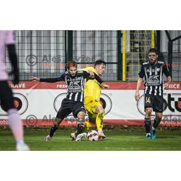 in action during Prva liga Telemach football match between Mura and Domzale in Fazanerija, Murska Sobota, Slovenia on November 7, 2021. Photo: Jure Banfi/www.alesfevzer.com