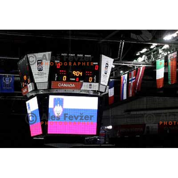  IIHF World championship 2008 preliminary round group B, played in Halifax, Nova Scotia, Canada May 4th 2008. USA beat Slovenia 5:1. Photo by Ales Fevzer 
