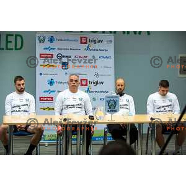 Head coach Matjaz Kopitar at press conference of Slovenia Ice_Hockey team at Bled,Slovenia on November 8, 2021