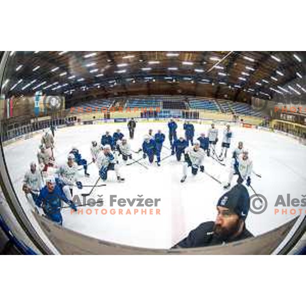 at practice session of Slovenia Ice-Hockey team at Bled,Slovenia on November 8, 2021