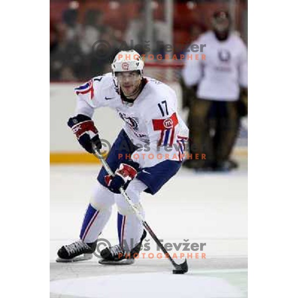 Jurij Golicic of Slovenia at IIHF World championship 2008 preliminary round group B, played in Halifax, Nova Scotia, Canada May 4th 2008. USA beat Slovenia 5:1. Photo by Ales Fevzer 