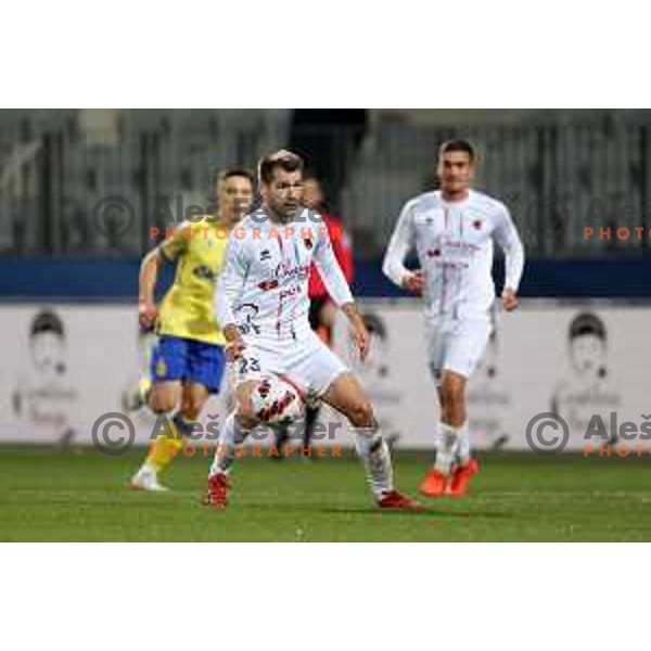 Marko Krivicic in action during Prva Liga Telemach football match between Koper and Tabor CB 24 Sezana in Koper, Slovenia on November 6, 2021