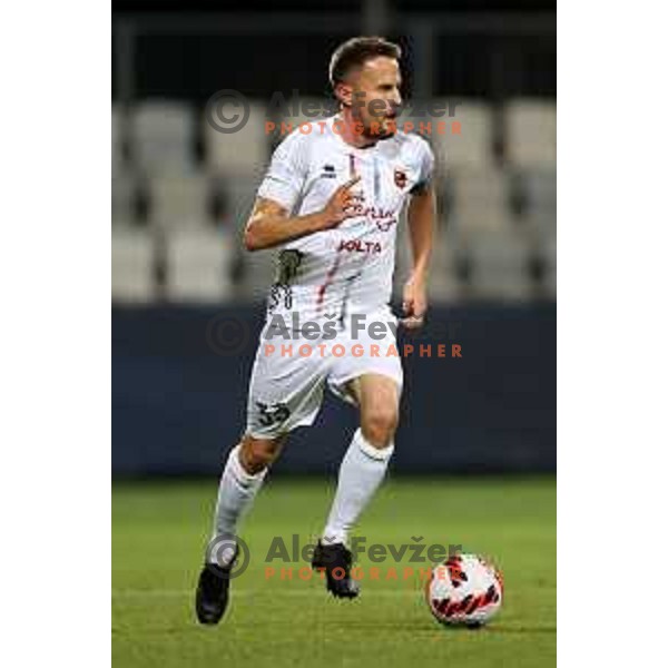 Erik Salkic in action during Prva Liga Telemach football match between Koper and Tabor CB 24 Sezana in Koper, Slovenia on November 6, 2021