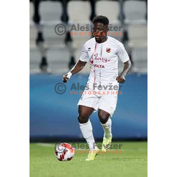 Kevin Doukoure in action during Prva Liga Telemach football match between Koper and Tabor CB 24 Sezana in Koper, Slovenia on November 6, 2021