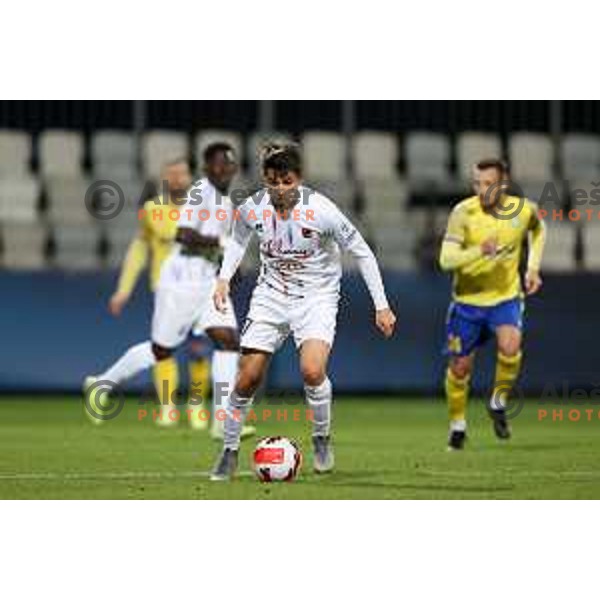 Filip Kosi in action during Prva Liga Telemach football match between Koper and Tabor CB 24 Sezana in Koper, Slovenia on November 6, 2021