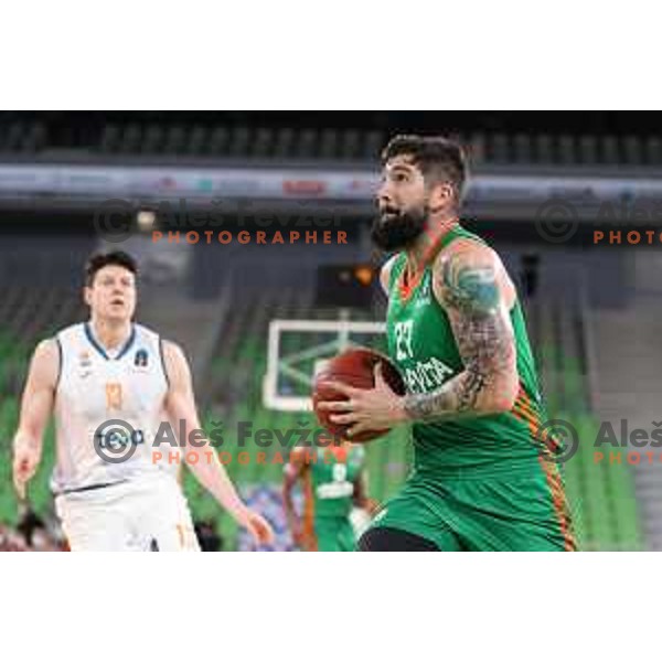 Ziga Dimec during 7days EuroCup regular season basketball match between Cedevita Olimpija and Ratiopharm Ulm in Stozice, Arena, Ljubljana, Slovenia on November 10, 2021