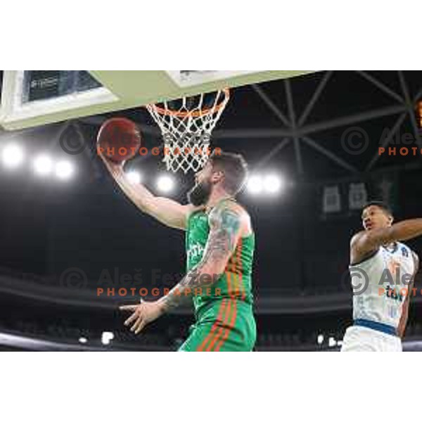 Ziga Dimec during 7days EuroCup regular season basketball match between Cedevita Olimpija and Ratiopharm Ulm in Stozice, Arena, Ljubljana, Slovenia on November 10, 2021