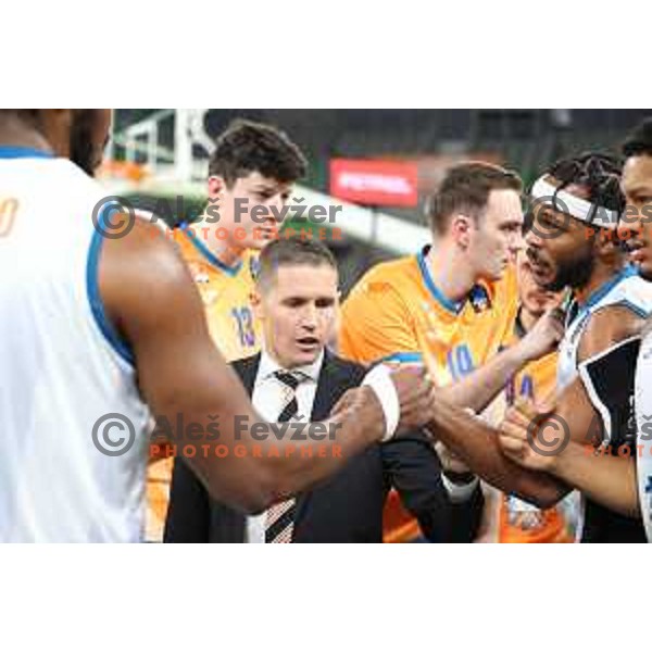 Jaka Lakovic during 7days EuroCup regular season basketball match between Cedevita Olimpija and Ratiopharm Ulm in Stozice, Arena, Ljubljana, Slovenia on November 10, 2021