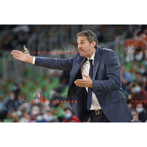 Jurica Golemac during 7days EuroCup regular season basketball match between Cedevita Olimpija and Ratiopharm Ulm in Stozice, Arena, Ljubljana, Slovenia on November 10, 2021