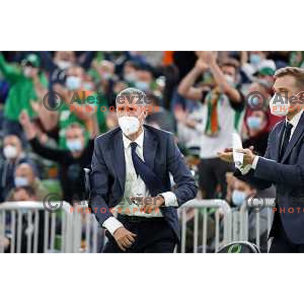 Miro Alilovic, assistant coach of Cedevita Olimpija in action during 7days EuroCup regular season basketball match between Cedevita Olimpija and Ratiopharm Ulm in Stozice, Arena, Ljubljana, Slovenia on November 10, 2021