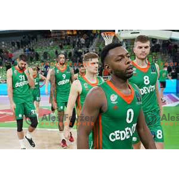 Jacob Pullen of Cedevita Olimpija in action during 7days EuroCup regular season basketball match between Cedevita Olimpija and Ratiopharm Ulm in Stozice, Arena, Ljubljana, Slovenia on November 10, 2021