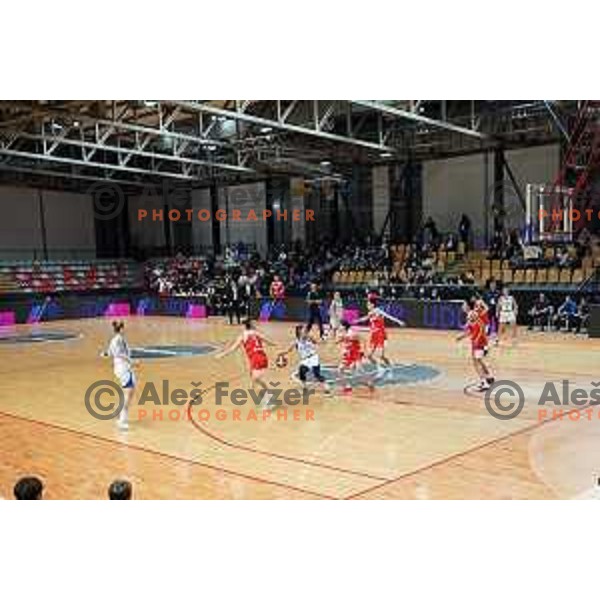 Of Slovenia in action during FIBA Women’s EuroBasket 2023 Qualifiers basketball match between Slovenia and Turkey in Ljubljana, Slovenia on November 11, 2021