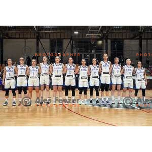 Of Slovenia in action during FIBA Women’s EuroBasket 2023 Qualifiers basketball match between Slovenia and Turkey in Ljubljana, Slovenia on November 11, 2021