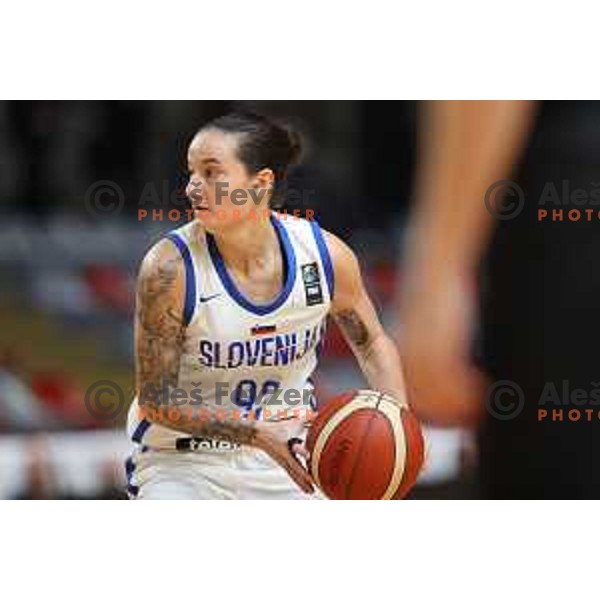 Of Slovenia in action during FIBA Women’s EuroBasket 2023 Qualifiers basketball match between Slovenia and Turkey in Ljubljana, Slovenia on November 11, 2021