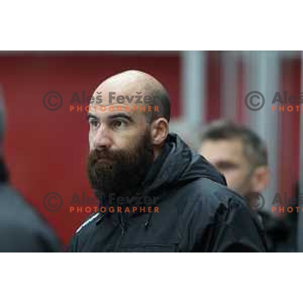 Gorazd Rekelj during 4 nations ice-hockey tournament between Slovenia and Austria in Podmezakla hall in Jesenice, Slovenia on November 13, 2021