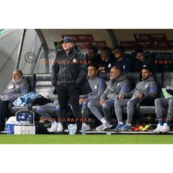 Matjaz Kek, head coach of Slovenia during FIFA World Cup 2022 Qualifiers match between Slovenia and Cyprus in Stozice, Ljubljana, Slovenia on November 14, 2021