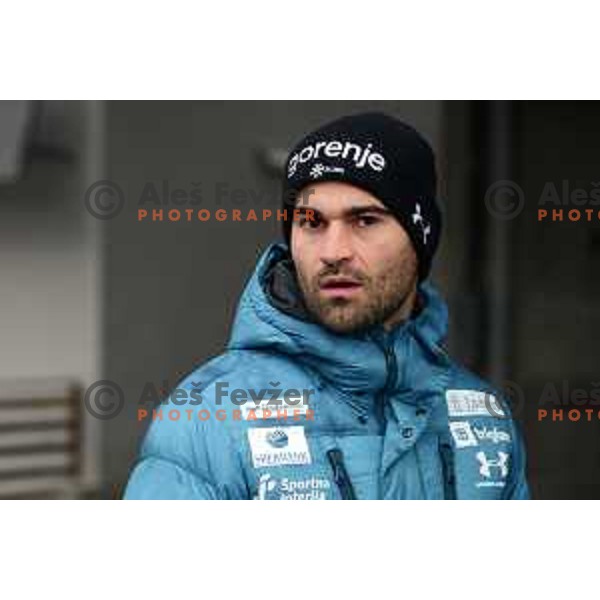 Robert Hrgota, head coach of of Slovenia ski-jumping team during practice session in Planica, Slovenia on November 16, 2021