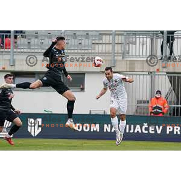  in action during Prva Liga Telemach football match between Tabor CB 24 Sezana and Bravo in Sezana, Slovenia on November 21, 2021