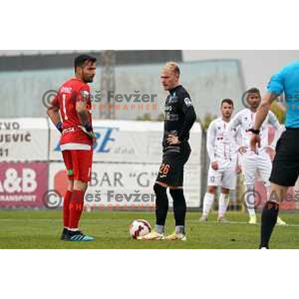  in action during Prva Liga Telemach football match between Tabor CB 24 Sezana and Bravo in Sezana, Slovenia on November 21, 2021