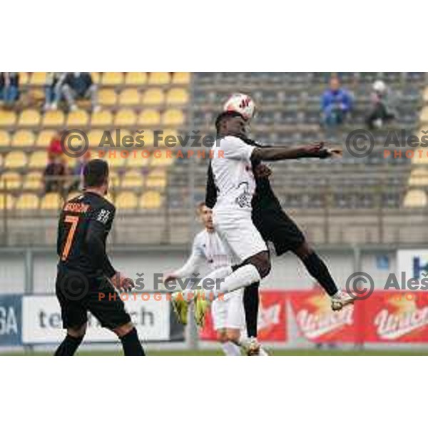  in action during Prva Liga Telemach football match between Tabor CB 24 Sezana and Bravo in Sezana, Slovenia on November 21, 2021