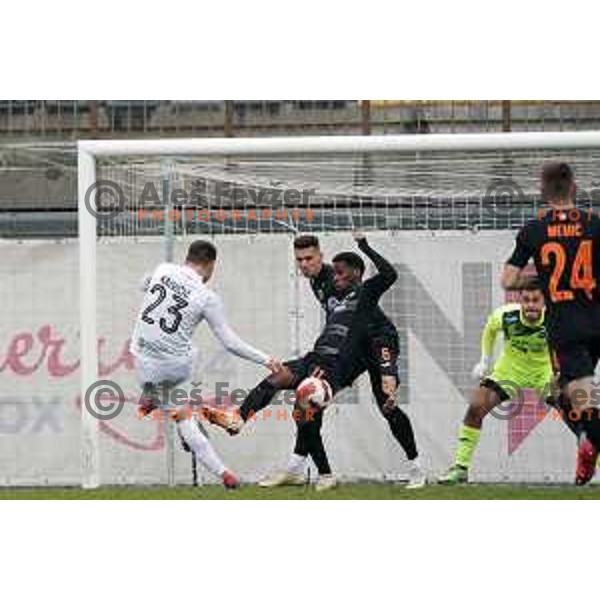  in action during Prva Liga Telemach football match between Tabor CB 24 Sezana and Bravo in Sezana, Slovenia on November 21, 2021