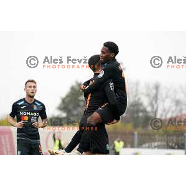  in action during Prva Liga Telemach football match between Tabor CB 24 Sezana and Bravo in Sezana, Slovenia on November 21, 2021