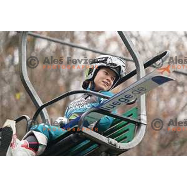 Slovenia Ski-jumping team practice session in Kranj, Slovenia on November 23, 2021