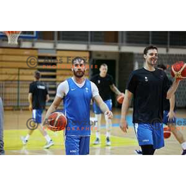 Marko Milic during Slovenia National team practice session in Bonifika hall, Koper, Slovenia on November 22, 2021