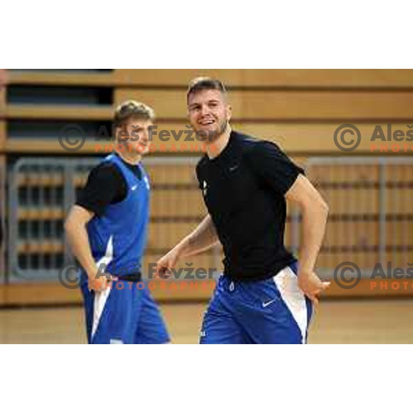Edo Muric during Slovenia National team practice session in Bonifika hall, Koper, Slovenia on November 22, 2021